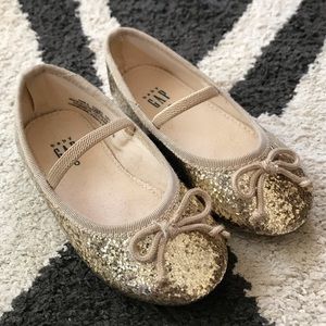 Gap Gold Sparkle Flats